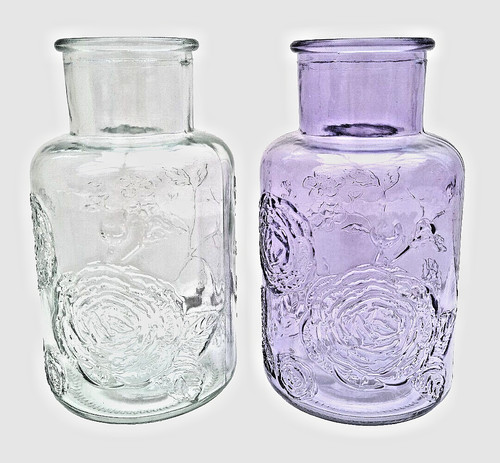 Glass storage jar carafe - storage,