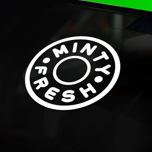Minty fresh polo - minty, typo