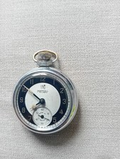 A GOOD VINTAGE  1952INGERSOLL TRIUMPH GT BRITAIN'   POCKET WATCH - SERVICED