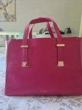 Authentic *VERY RARE* Ted Baker Adjustable Handle Large Tote Bag - Hot Pink