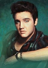 Large elvis presley poster - a3,