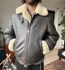 Genuine Lamb skin leather aviator / flying jacket