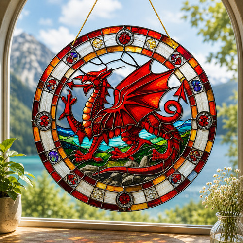 Welsh dragon acrylic - 🐉,