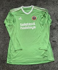 MENS SHEFFIELD UNITED 2017/2018 GOALKEEPER FOOTBALL SHIRT JERSEY SIZE LARGE (32)