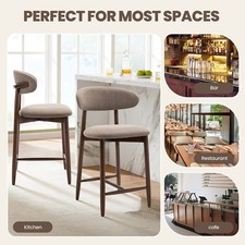 Modern Bar Stool Set of 2
