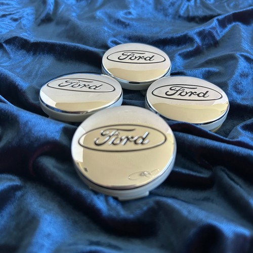 Ford wheel center caps silver - center,