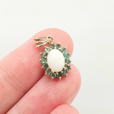Vintage 9ct gold opal - gold,