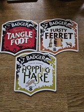 3x Badger Brewery Ale Pump