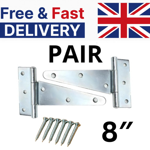 Domira tee hinges - 8'',