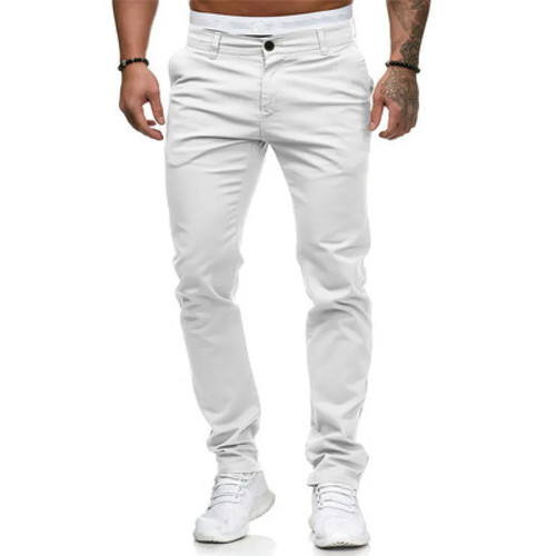 Mens chino trousers - trousers, slim
