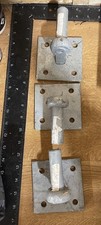 3X Heavy Duty Galvanised Hook