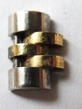 ROLEX GENUINE SPARE LINK OLDER HOLLOW JUBILEE  10 MM GOLD STEEL DATEJUST  1990'S