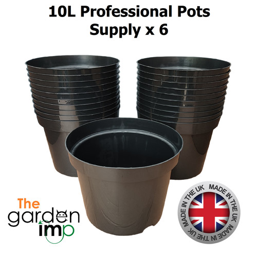 10l plastic plant pots - plant, strong