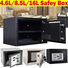 LARGE DIGITAL STEEL SAFE ELECTRONIC SECURITY HOME OFFICE MONEY CASH SAFETY BOX