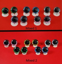Mixed eyes with plastic - mixed,