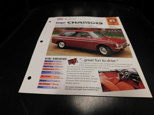 1964 1970 singer chamois - singer, spec