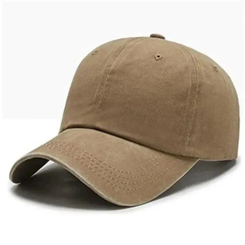 Fashion washed denim cap - washed,