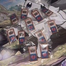 Wotc Pokemon TCG League fuchia Gym Soul Badge Pin Rare Vintage 2000