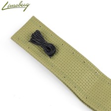 Classic Flat 4 Green Vinyl Leather Basket Weave Steering Wheel Cover Beetle VW