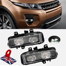LED Front Fog Light Lamp Black For Range Rover Evoque L538 2011-2015 Left+Right