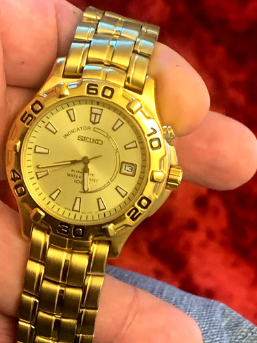 Seiko men watch 100m kinetic - men's,