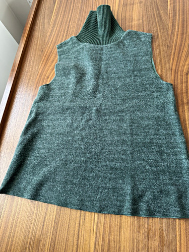 Zara green rib knit - green, rib-knit