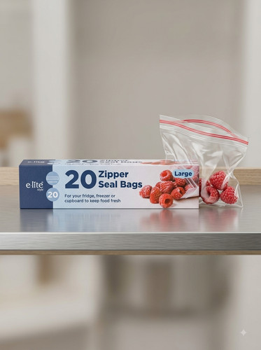 Pack large zipper seal - zipper,