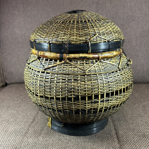 Vintage japanese bamboo - vintage, woven