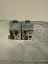 Vintage Wade Village Stores Salt and Pepper Shakers set 1980's Great Condition