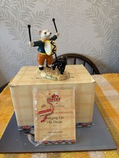 Royal Doulton Rupert the bear  Banging On His Drum figurine Boxed & Certificate