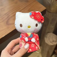Cute Hello Kitty Sanrio Plush Doll Sakura Kimono Japan Limited Edition Toy Gift
