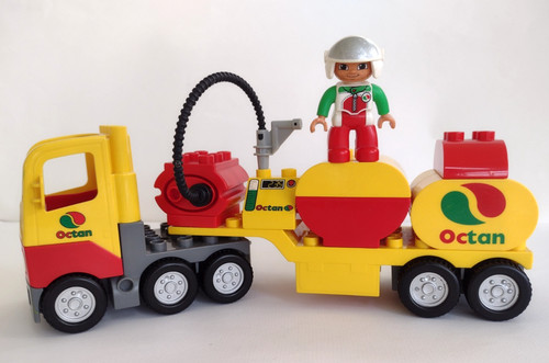 Lego duplo octan tanker truck - octan,