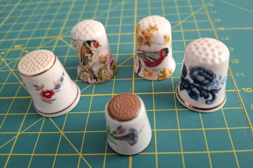 Fine bone china - china, thimbles