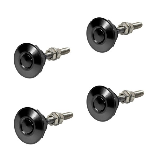 Black push button - push,