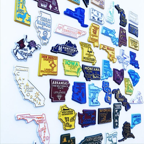 North american fridge magnets - fridge,