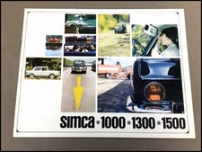 1965 Simca 1000 1300 1500