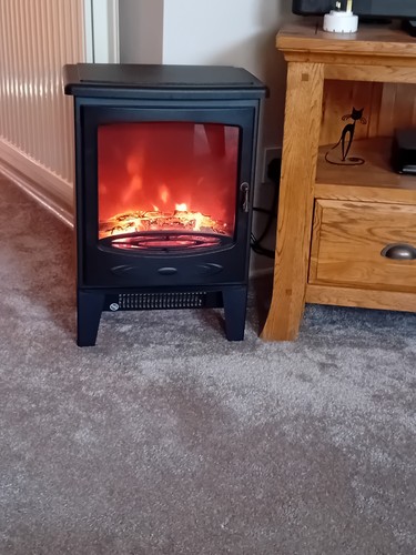 Homcom electric fire - fire, stove