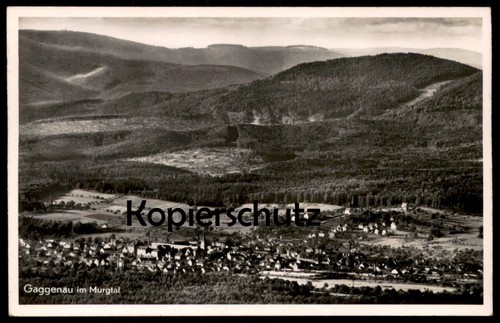Vintage postcard gaggenau - postcard,