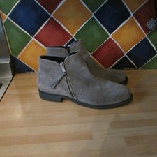 Clarks grey suede ladies ankle