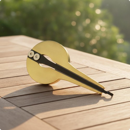 Metal jaw harp clear mouth - clear,