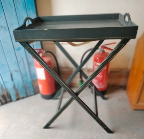Wooden folding butlers - , tray