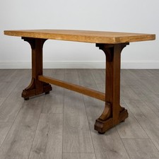 Antique 20th Century Small Oak Refractory Style Dining Table ( REF AF-4111 )
