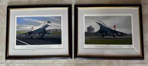 Concorde prints framed - 2x,