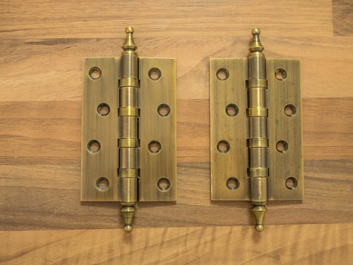 Solid brass butt - brass, with