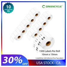 10Rolls Jewelry Price Tag 1500