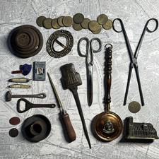 Vintage Curios Metalware Collectables Assorted Tools As Found