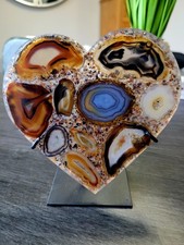 Premium Agate Crystal Slice on