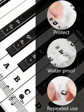 PIANO KEYBOARD NOTE LABELS
