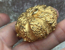 Vintage Estée Lauder Vintage Estee Lauder Golden Pumpkin Perfume Pill Box