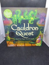 CAULDRON QUEST Peaceable Strategy Board Game Magic Wizard 100% Complete 2018 VGC